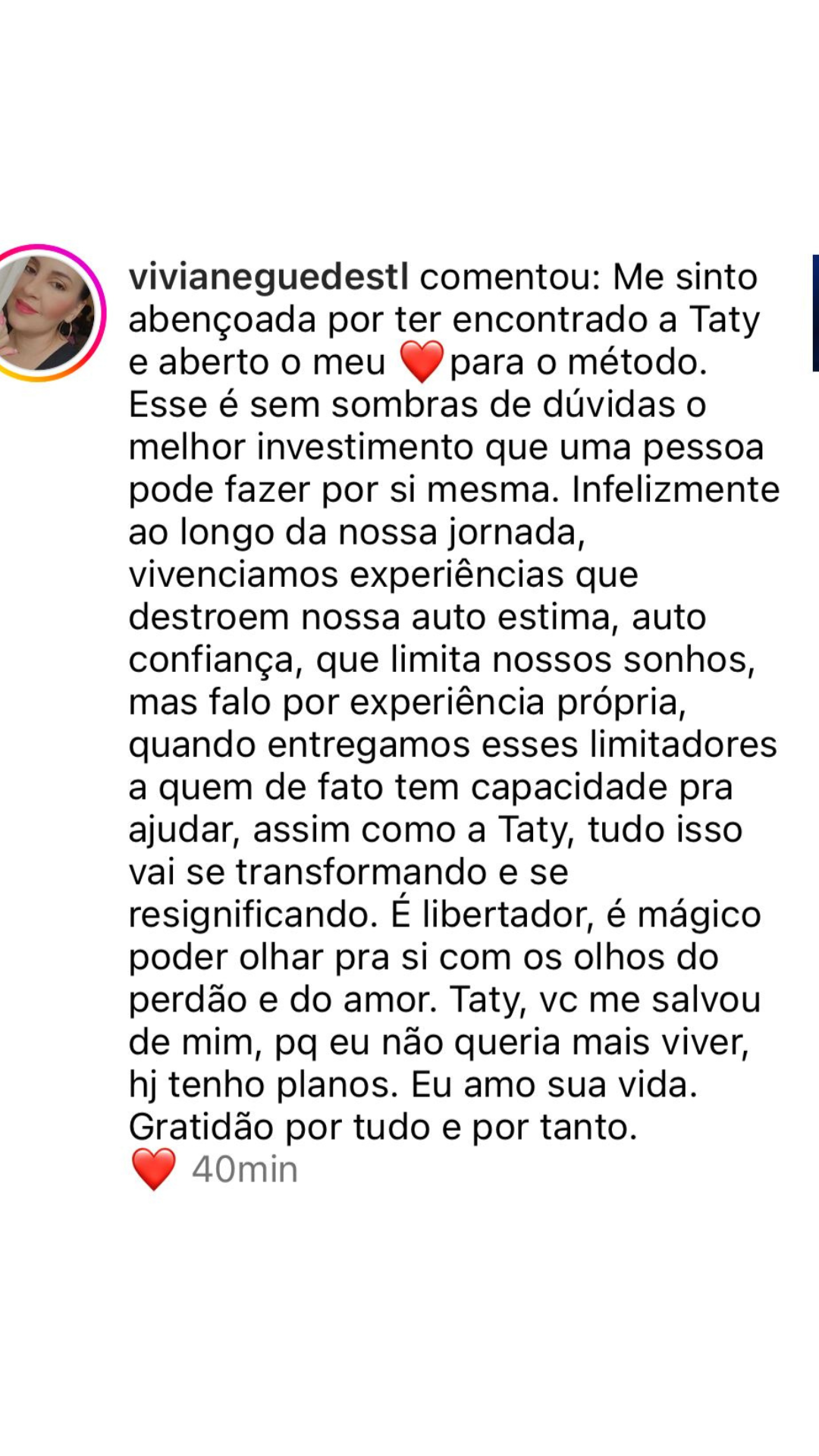 Resultado Viviane Guedes