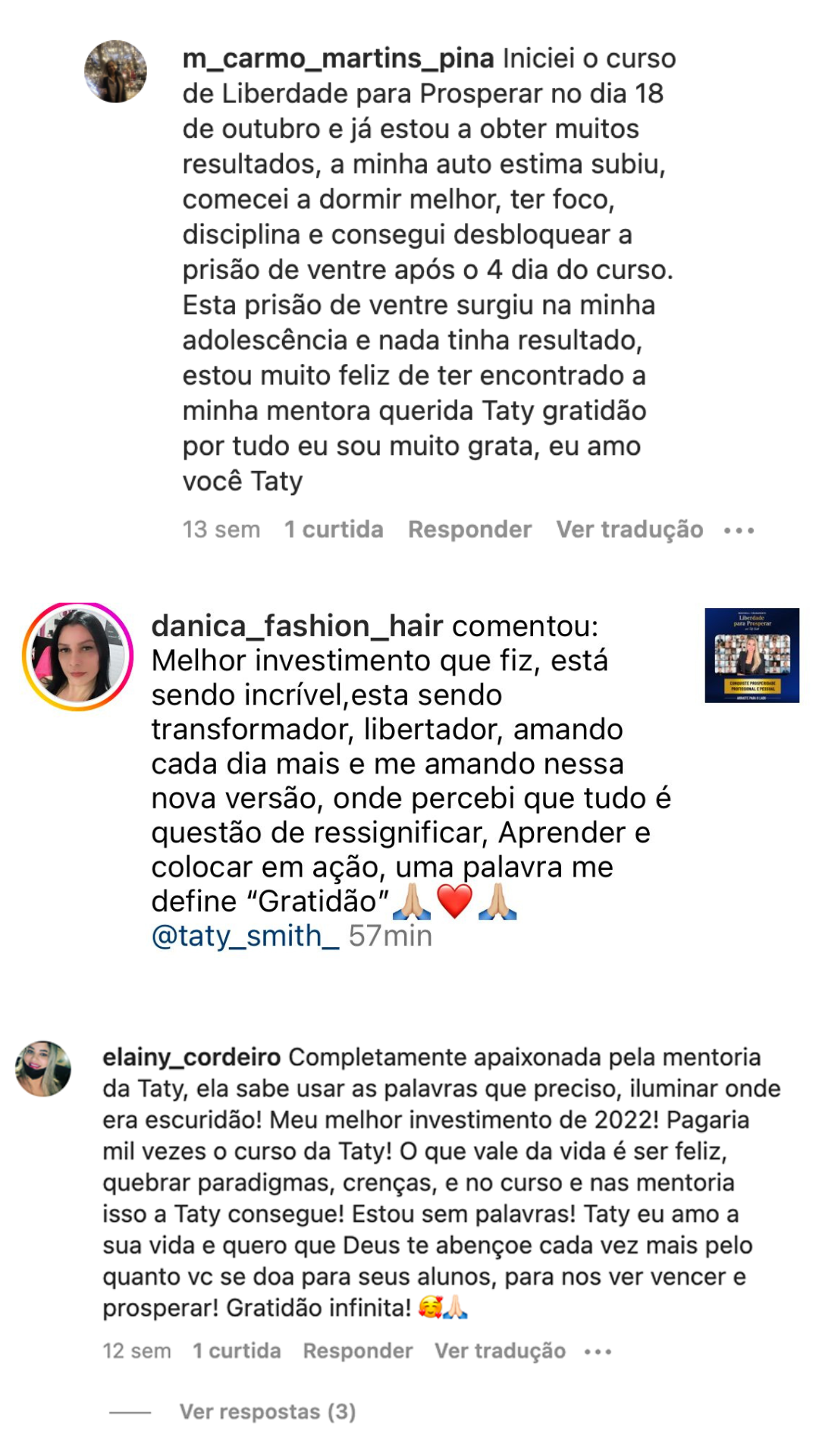 Resultado Maria do Carmo, Danica Fashion Hair e Elainy Cordeiro